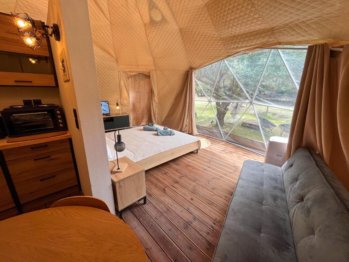 Manna Gea Glamping Domes Hotel Vonitsa Bagian luar foto