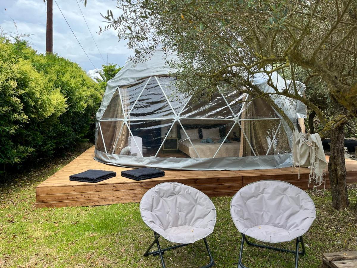 Manna Gea Glamping Domes Hotel Vonitsa Bagian luar foto